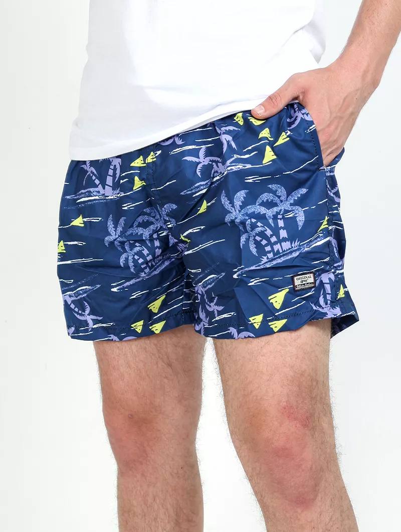 Maillot imprimé palmiers
